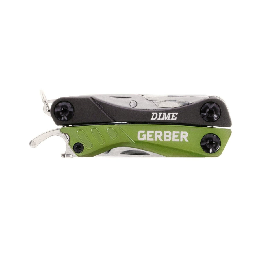 Мультитул Gerber Dime Micro Tool, зеленый, блистер, 31-001132