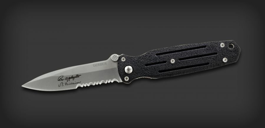 Складной нож Gerber Mini Covert, серрейторное лезвие, блистер, 46924