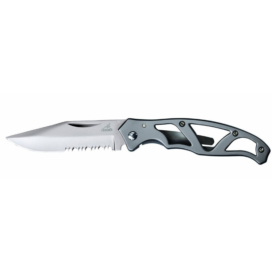 Складной нож Gerber Paraframe Mini, серрейторное лезвие, блистер, 22-48484